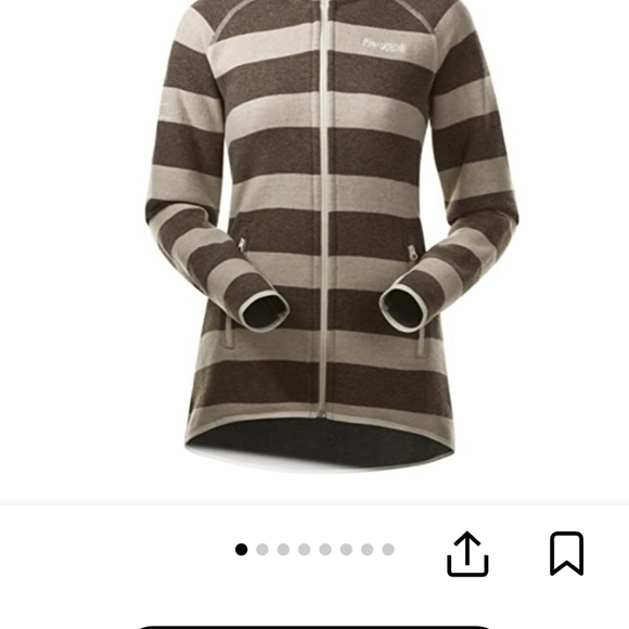 Bergans Of Norway Striped Perikum Brown and Cream Jacket - Picture 8 of 8